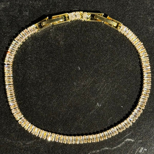 Baguette bracelet gold - Hera Jewellery