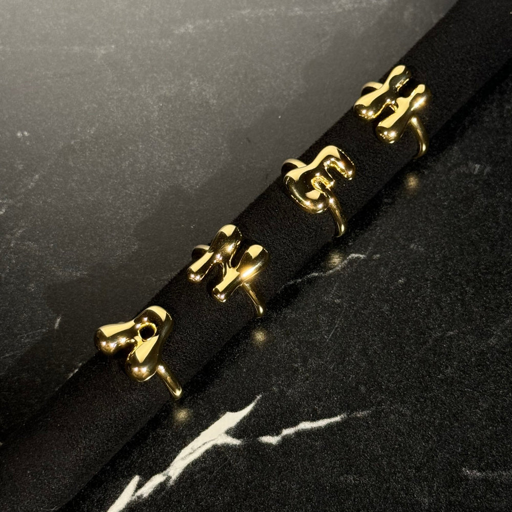 Bold initial rings - Hera Jewellery