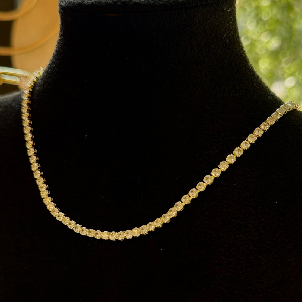 C tennis necklace - Hera Jewellery
