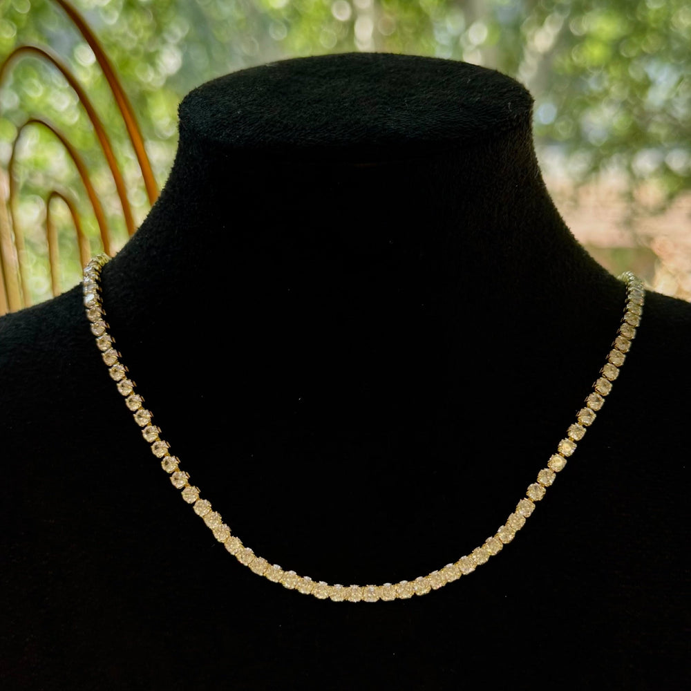 C tennis necklace - Hera Jewellery