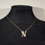Initial necklace sparkle - Hera Jewellery