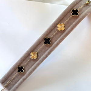 Maya bracelet black gold - Hera Jewellery