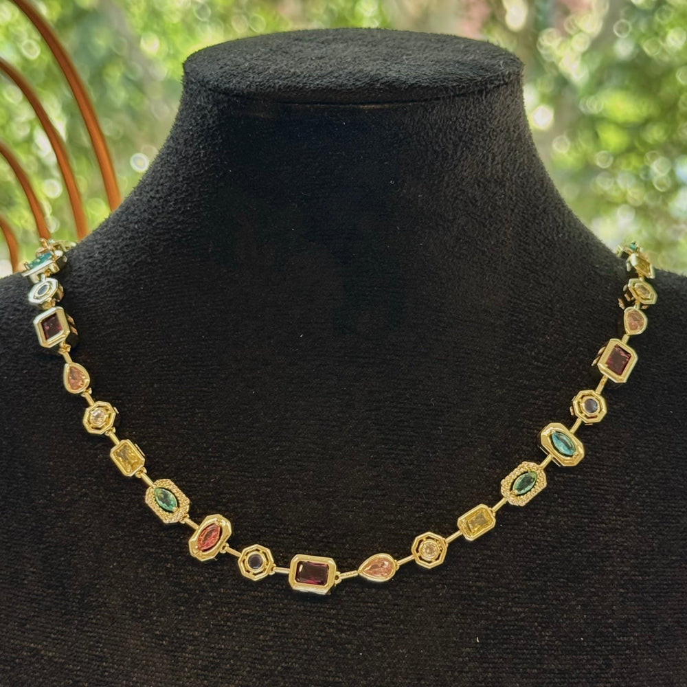 Nala necklace rainbow - Hera Jewellery