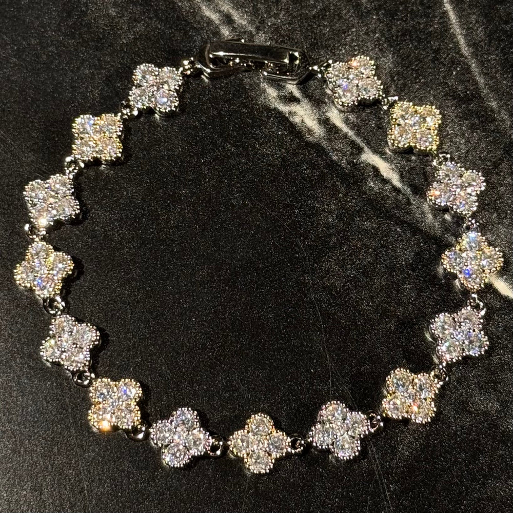 New Hera Tennis bracelet gold silver combination - Hera Jewellery