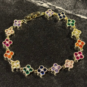 New Hera Tennis bracelet rainbow - Hera Jewellery