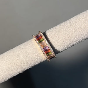 
                
                    Load and play video in Gallery viewer, Alasd rainbow Ring
                
            