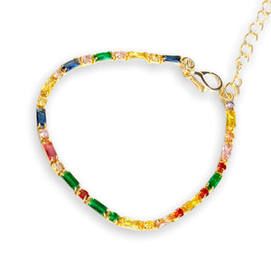 Rainbow Lotis Bracelet - Hera Jewellery