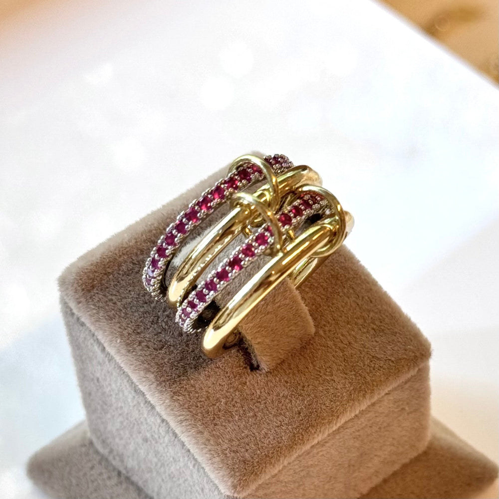Spins fuchsia 4 - Hera Jewellery