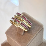 Spins fuchsia 4 - Hera Jewellery