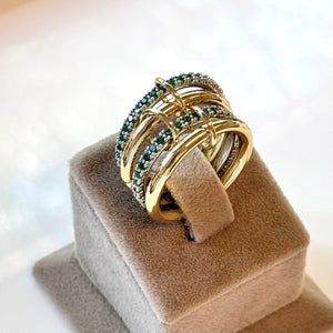 Spins Green 4 - Hera Jewellery